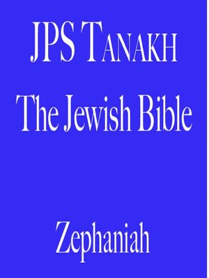 cover image of Zephaniah
